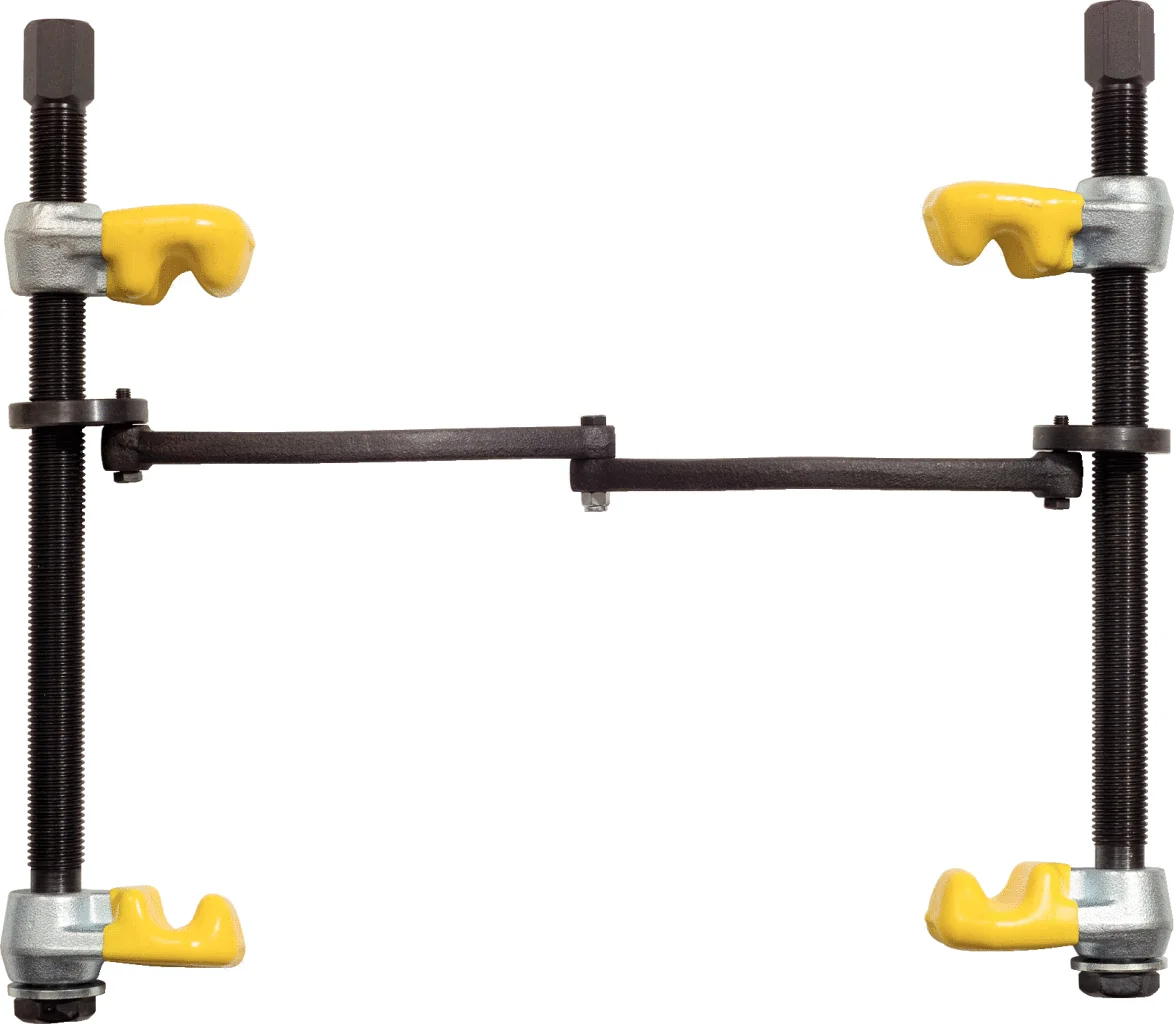 Compresseur ressort - barre de sécurité et crochets revêtement plastifié image