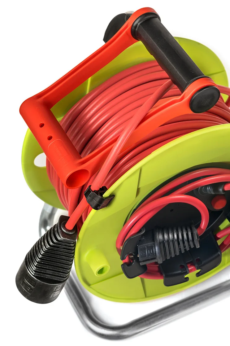 Enrouleur de câble Standard SM1 avec fiche, prolongateur et rallonge 1,5m - H05VV-F 3G1,5 image