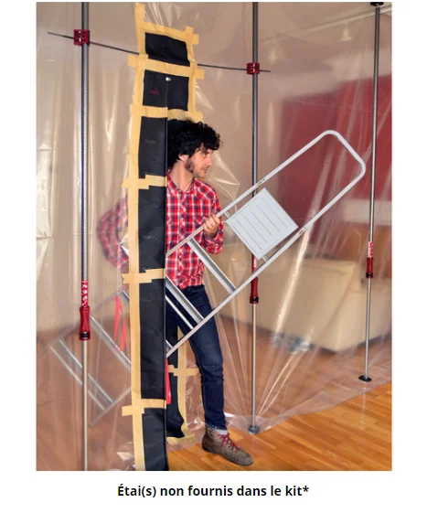 Porte magnétique anti-poussière (kit carton) image