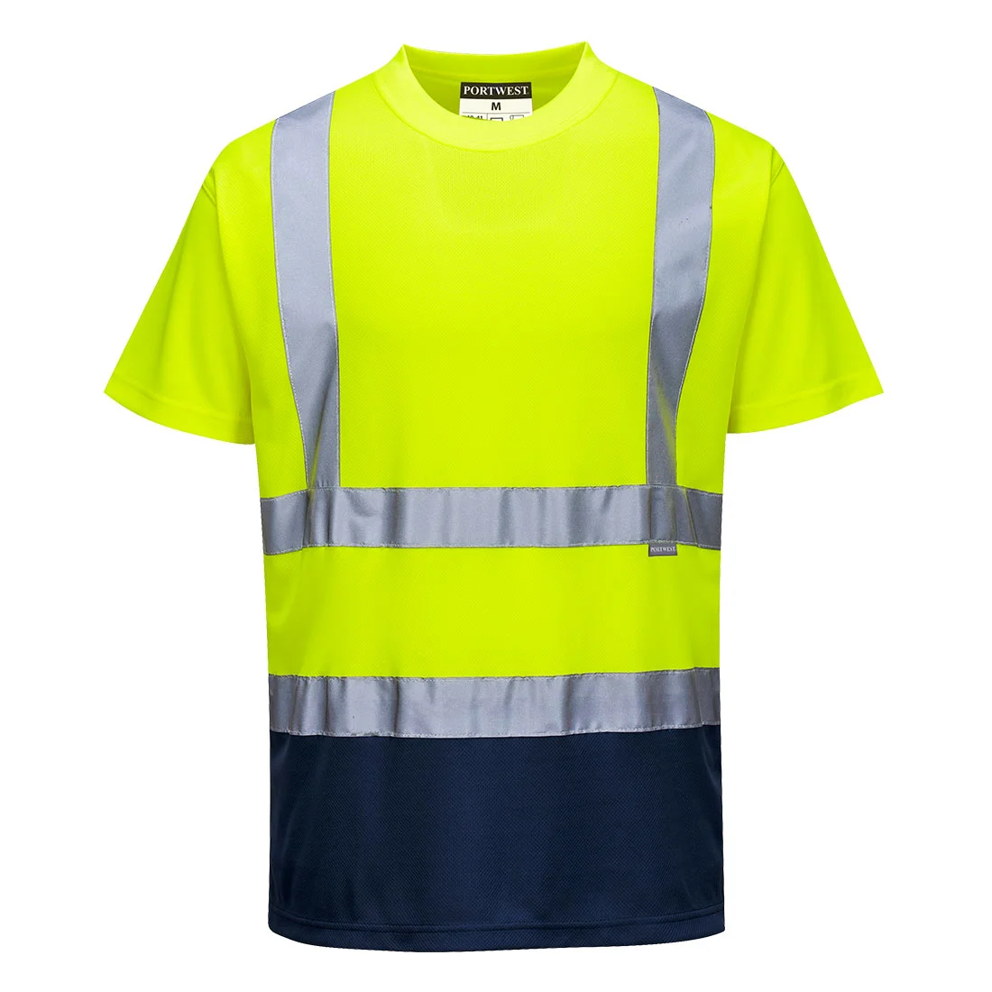 T-shirt bicolore Jaune/Marine image