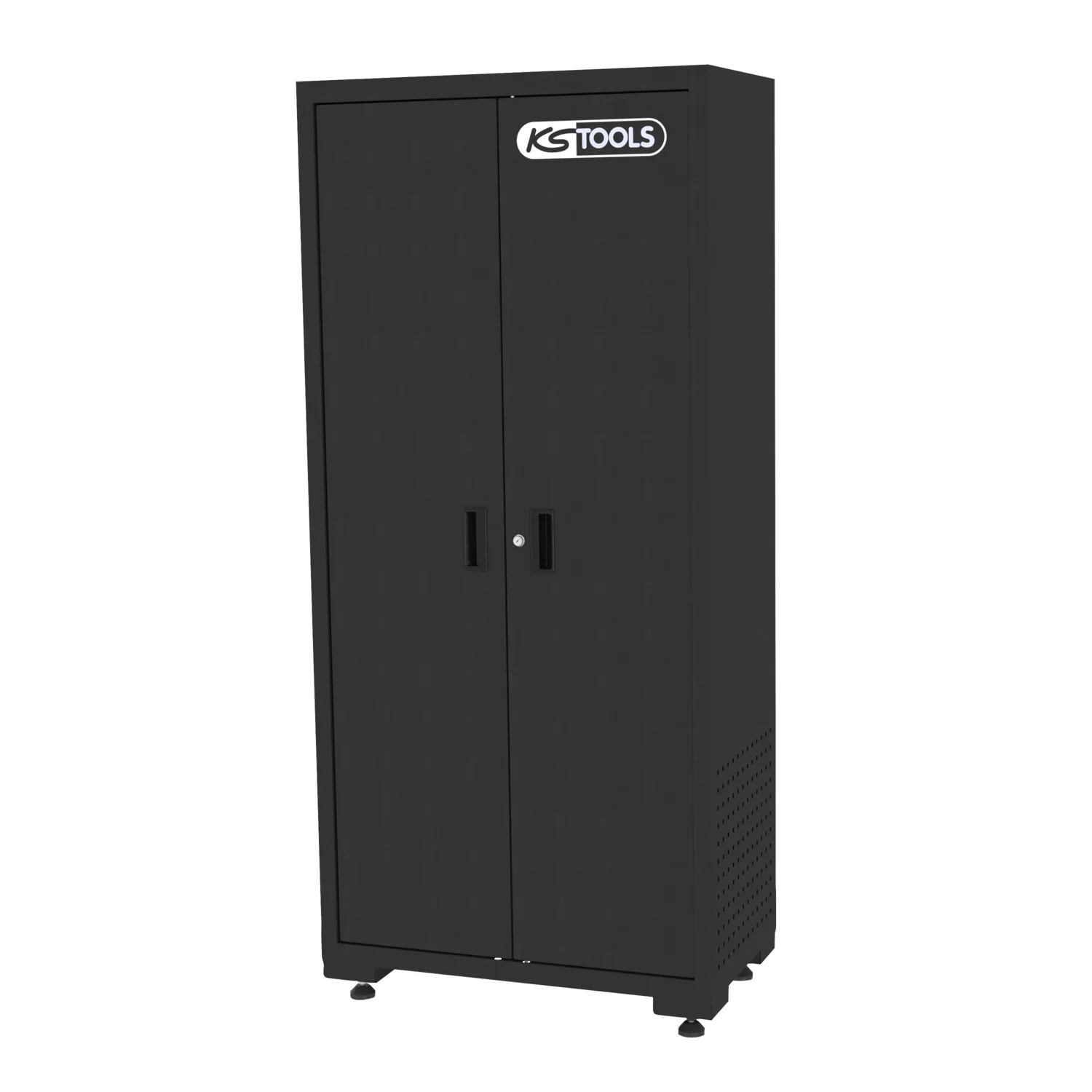 Armoire de rangement haute à 2 tiroirs, L. 903 x l. 518 x  H. 1950 mm image