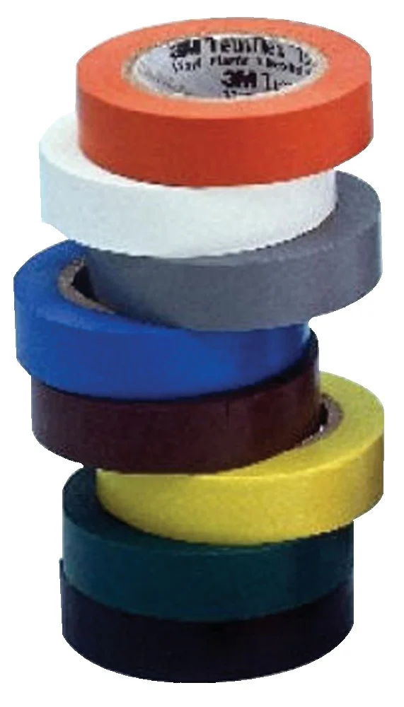 Ruban adhésif PVC pour cable électrique - L 15mm - Long 10m image