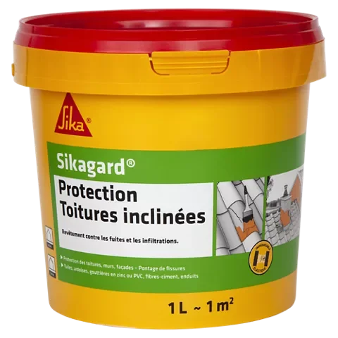 Sikagard Protection Toitures Inclinées - Protection hydrofuge des fuites et infiltrations d'eau image