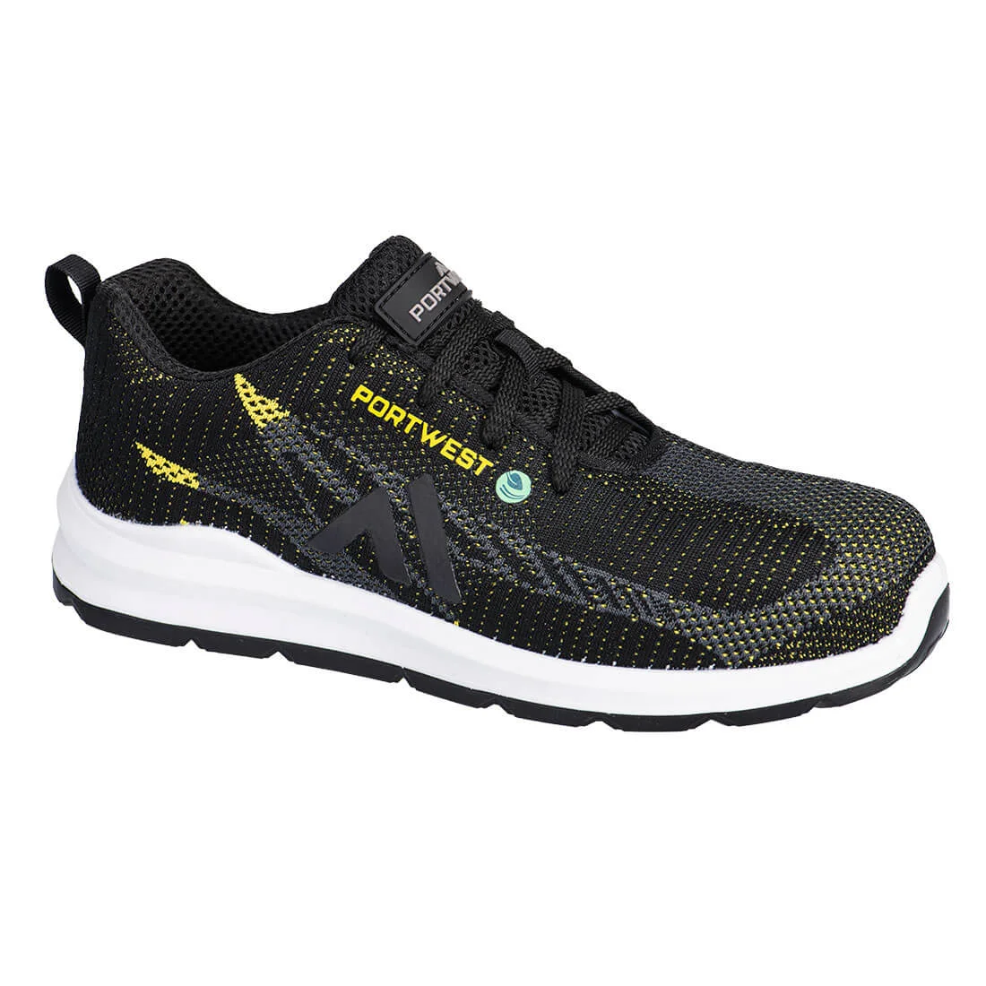 Chaussures de sécurité basses Eco Fly S1PS SR FO Noir/Jaune image