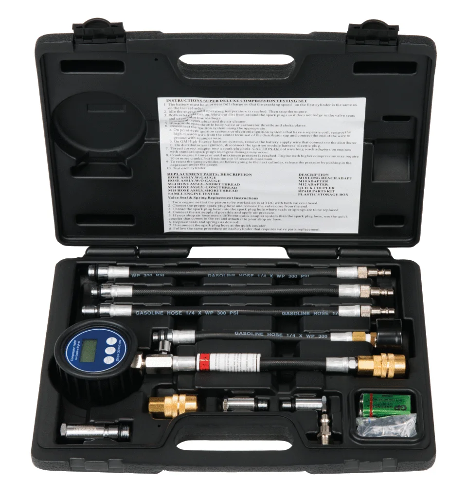 Coffret d'étanchéité et de compression de cylindre moteur essence, 10 pcs image