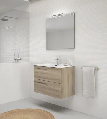 Meuble Ancomalin 80cm 2 tiroirs image