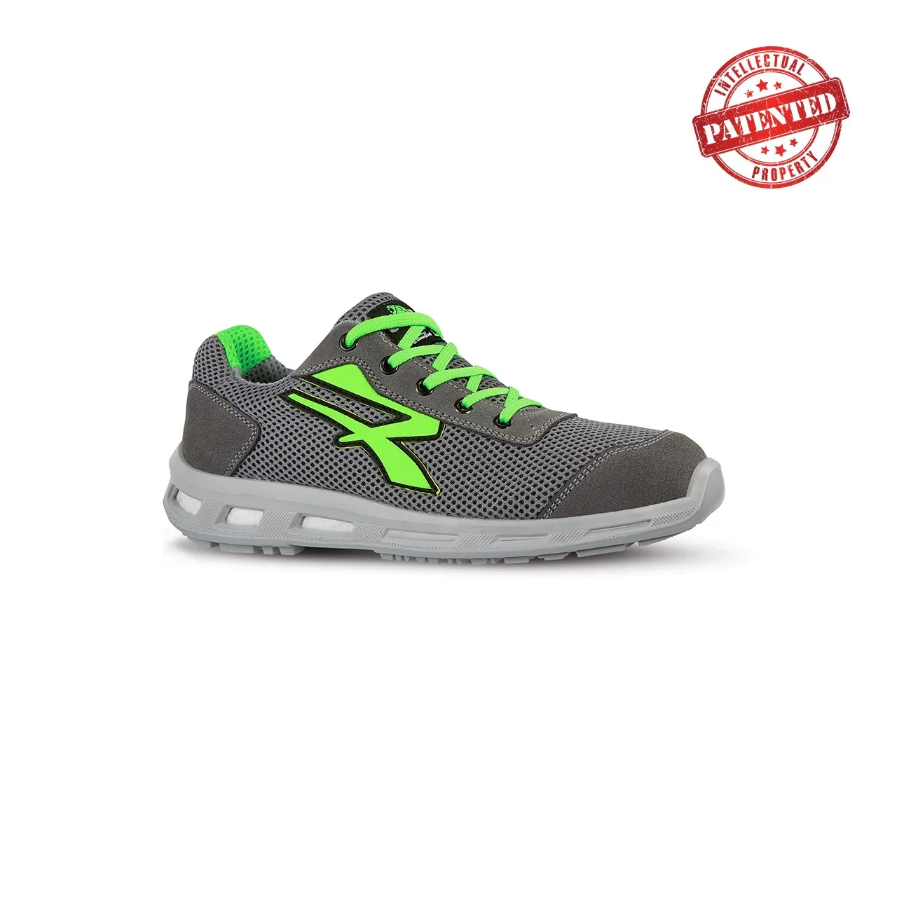 Chaussures de sécurité basses SUMMER ESD S1P SRC - Gris/Vert image