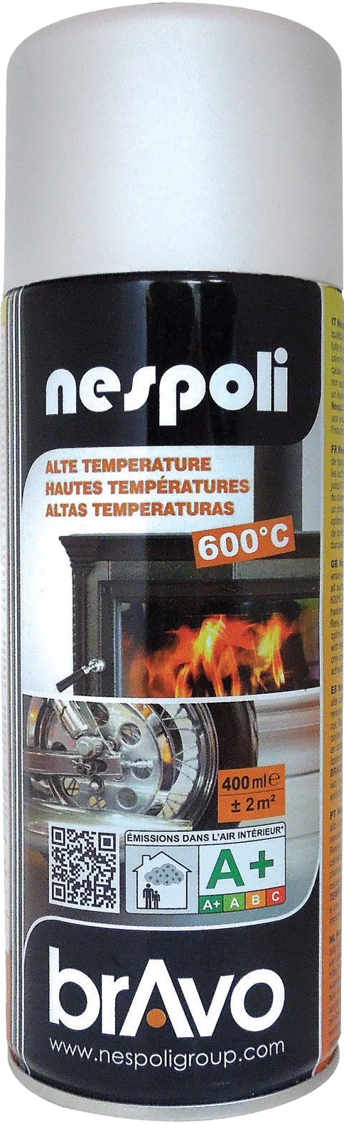 Aérosol spécial haute température blanc 400ML image