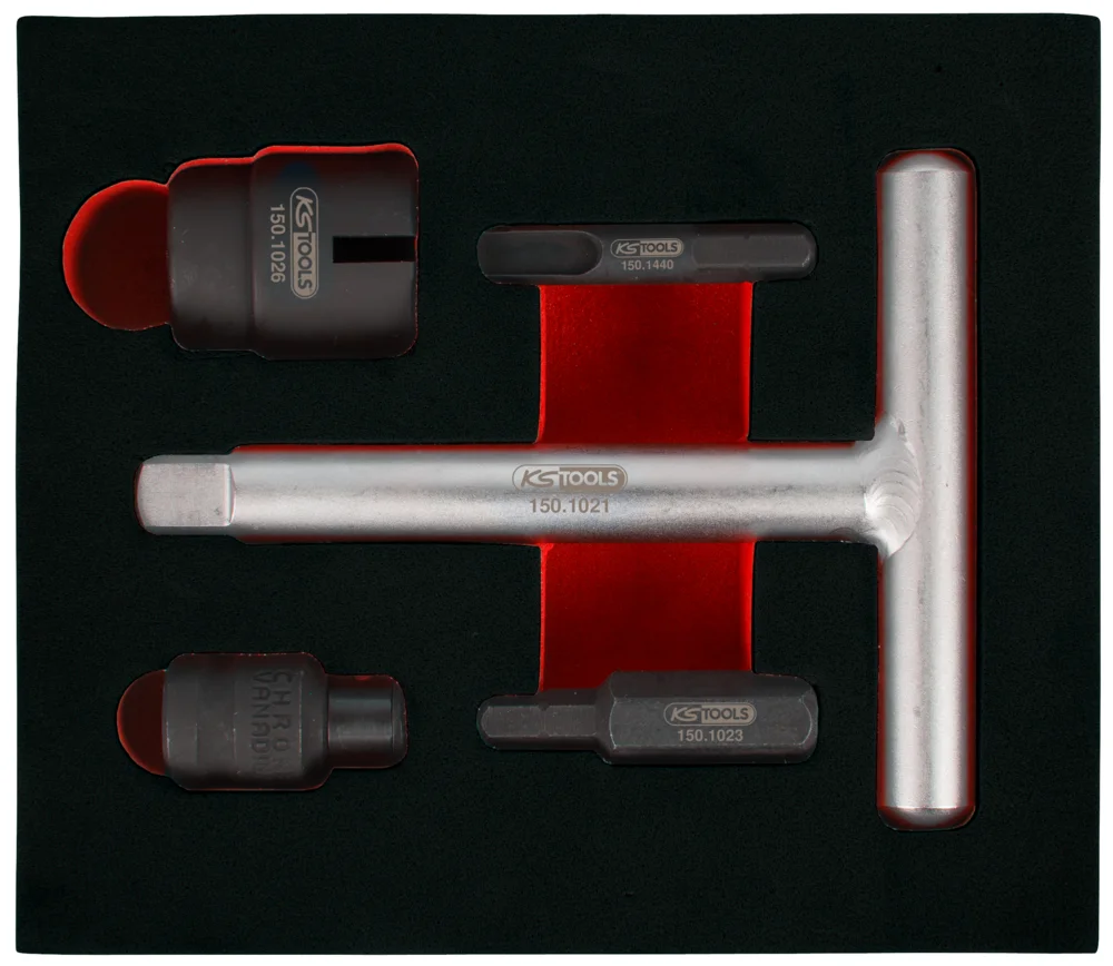 Kit pour vis de vidange carter plastiques 1/4" - 3/8", 5 pcs image