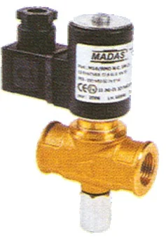 Electrovanne Gaz à réarmement menuel NF 500mbars Femelle - Femelle 220v image