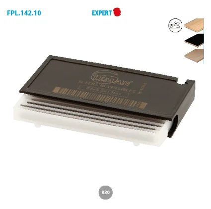 Boites 10 fers de rabot réversibles K30 Expert image