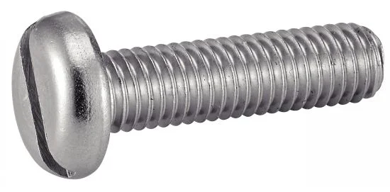 Vis à métaux tête cylindrique large fendue - Inox A4 image