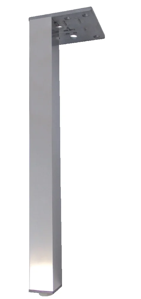 Pieds PVC H25cm Chrome Brillant (La Paire) image