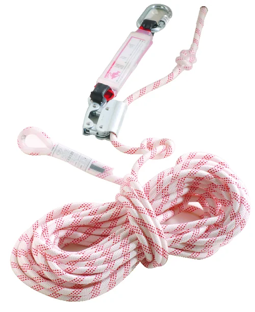 Antichute mobile avec absorbeur d'énergiesur sur corde 12mm de diamère, 10 mètres de long VIOLA - EN353-2 image