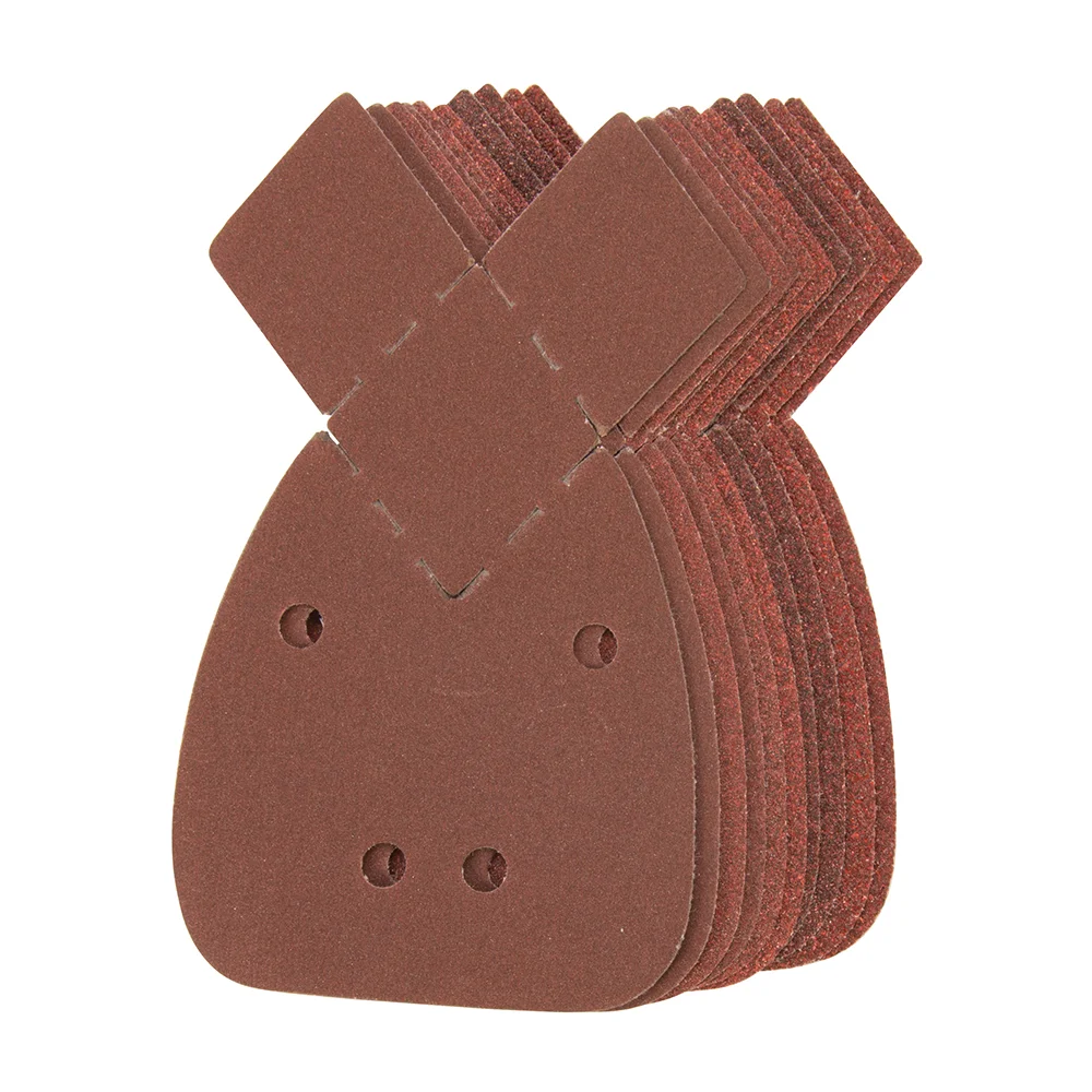 Feuilles abrasives auto-agrippantes 140 mm à 2 pointes - 10 pcs image