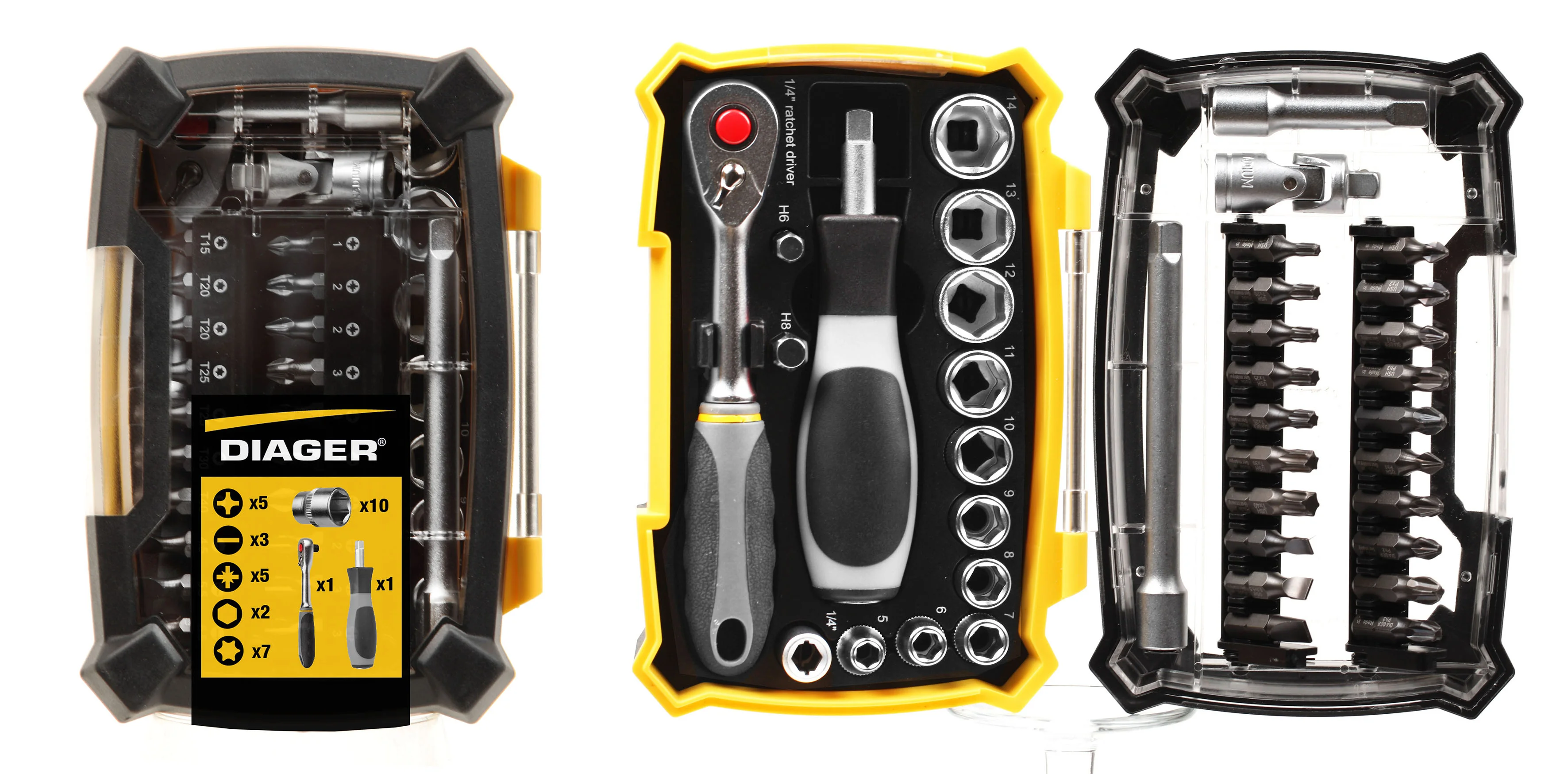 Coffret de 38 embouts et douilles - 6000A image