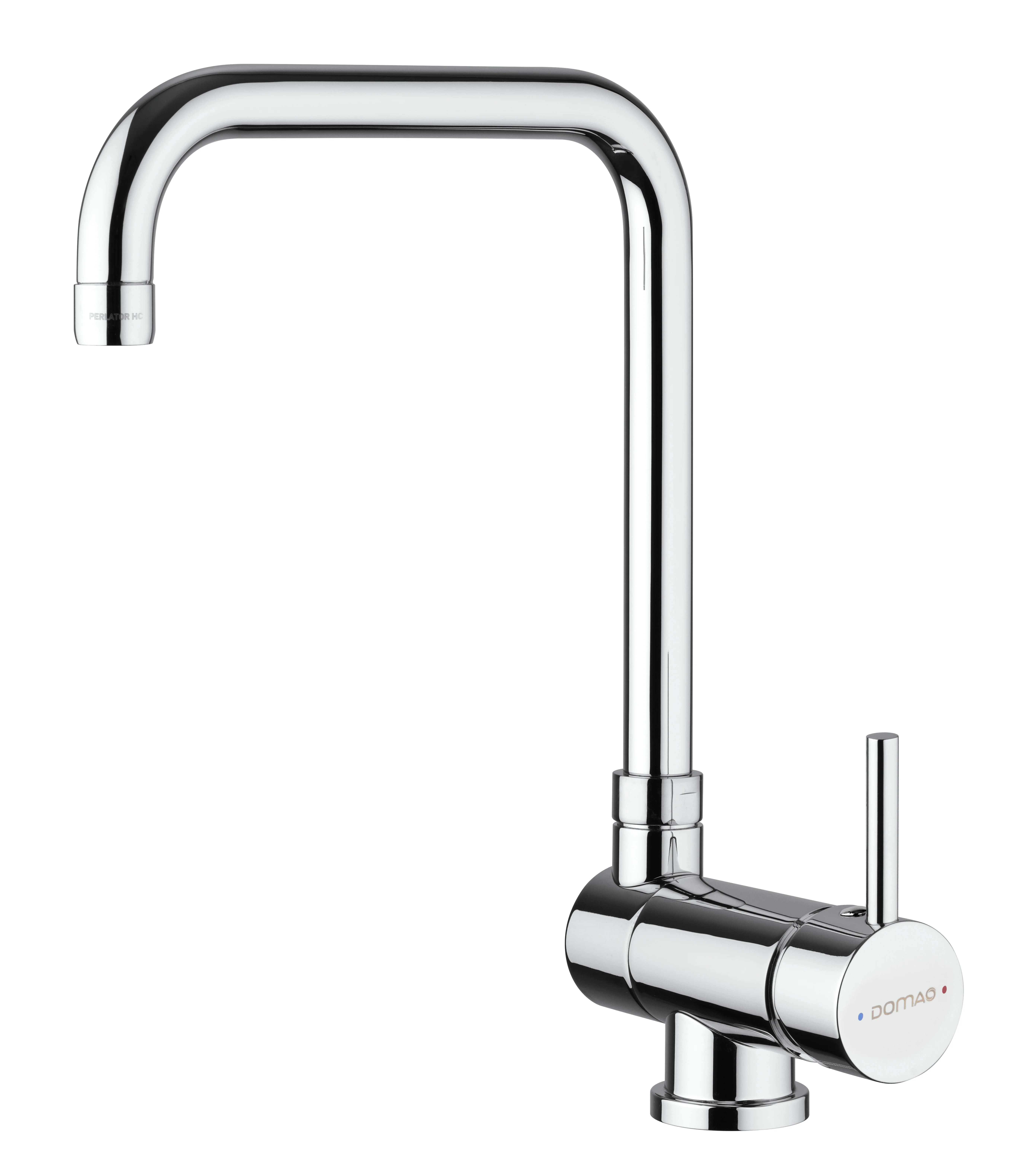 Mitigeur évier bec rabattable laiton Ouverture avec butée 50 % débit image