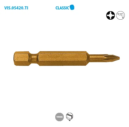 Boite de 15 embouts de vissage série longue 1/4'' - POZIDRIV® TITANE Classic image