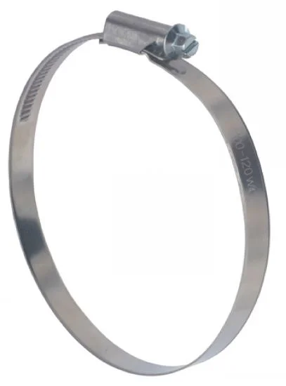 Collier de serrage - Tête déportée bande non perforée - Type TECSS - Acier inoxydable A2 image