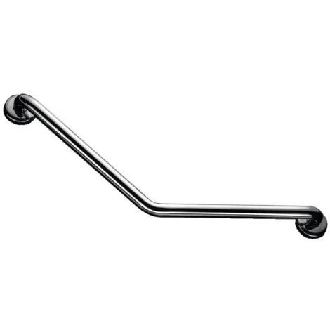 Barre d'appui coudée 135° Ø32 - Inox - 3 points de fixations 400x400mm image