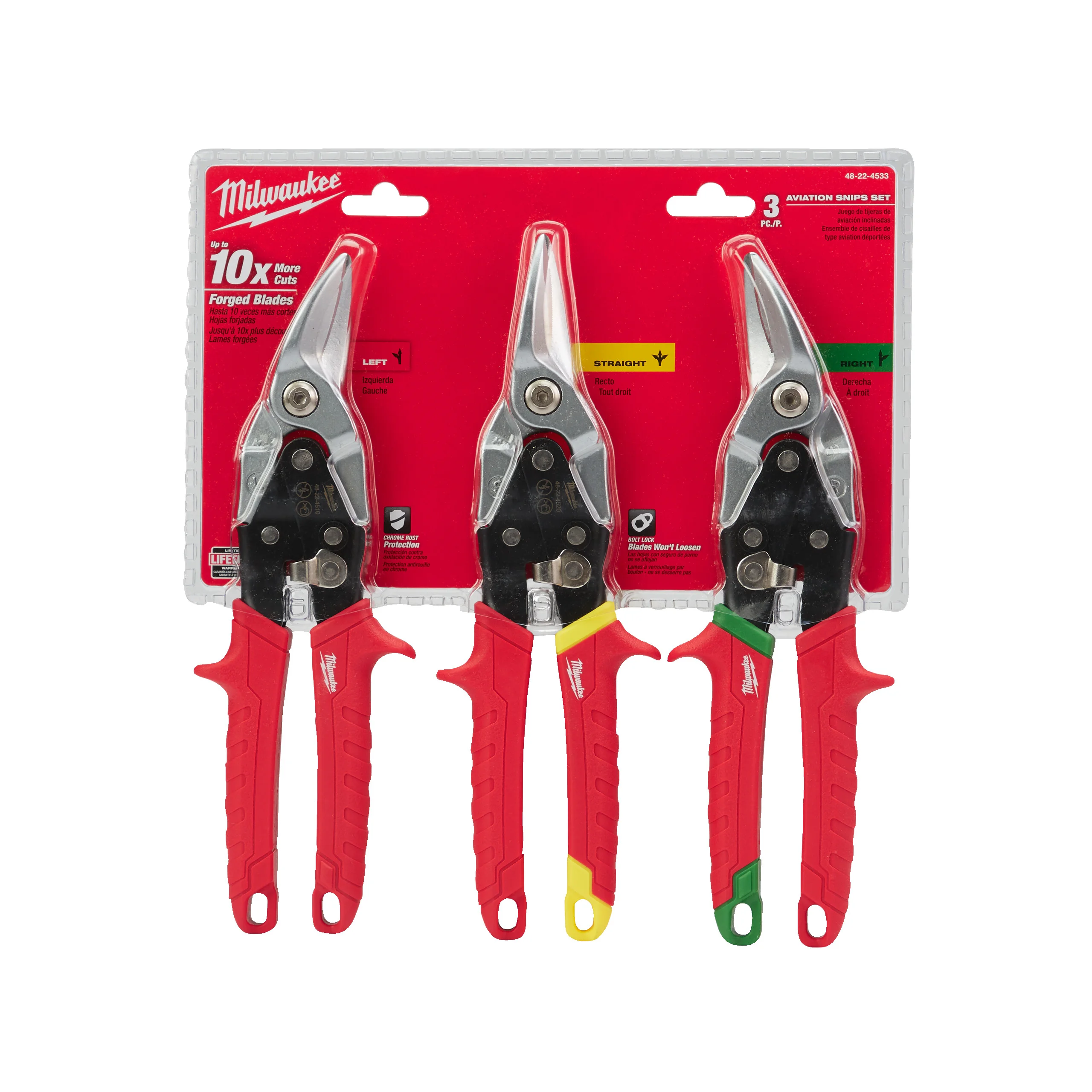 Blister de 3 cisailles en métal METAL SNIPS SET image