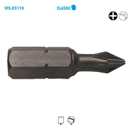 Embout de vissage série courte 1/4'' - PHILLIPS® Classic image