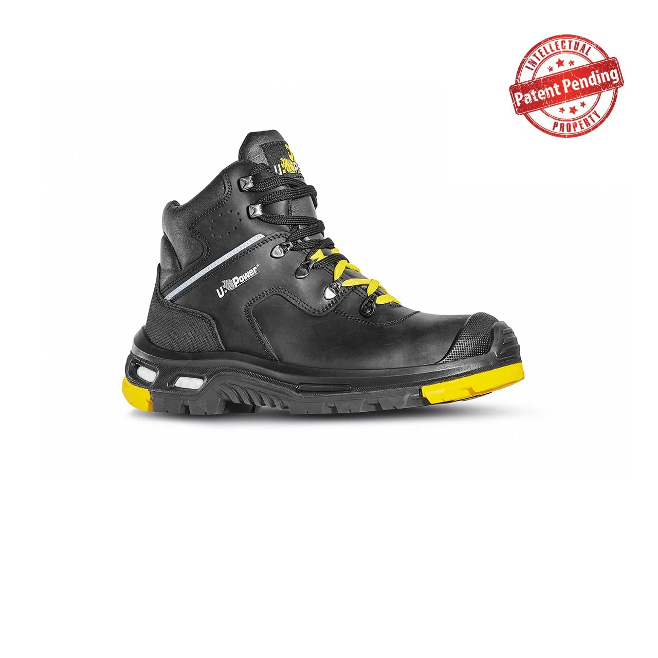 Chaussures de sécurité hautes RONAN S3 HI CI HRO SRC - Noir/Jaune image