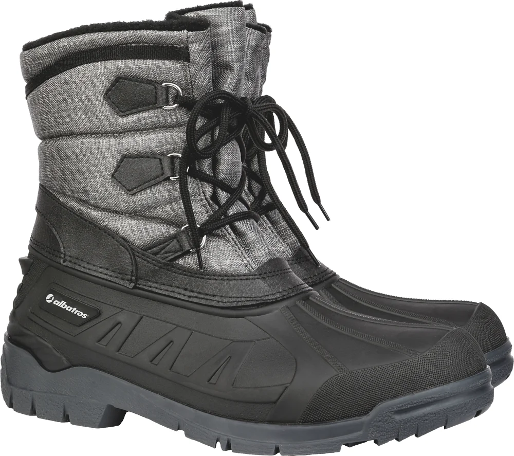 Bottes à lacets doublées TORONTO GREY - noir/gris image