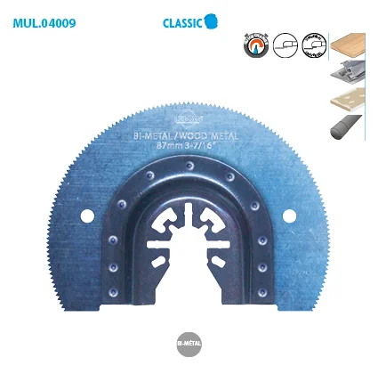 Lame scie déporté bi métal multi matériaux Classic ø 87mm image