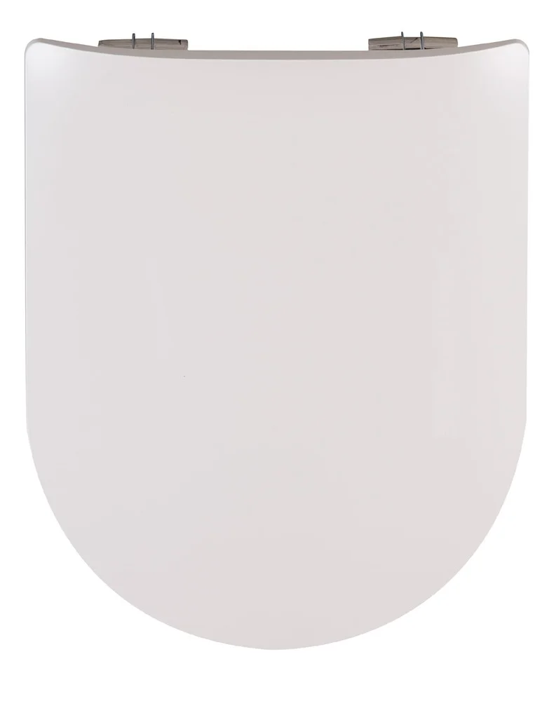 Abattant WC double Wood Slim à descente assistée - blanc image