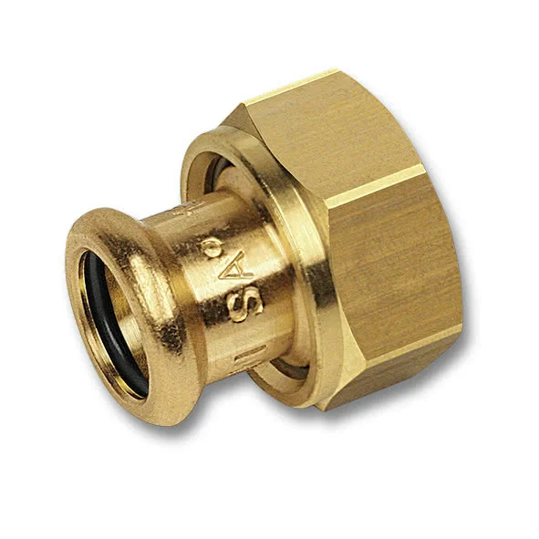 Demi-union joint plat pour raccord en cuivre à sertir - PURAPRESS série  8359G image