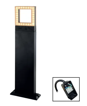 Borne LED gris anthracite RING image