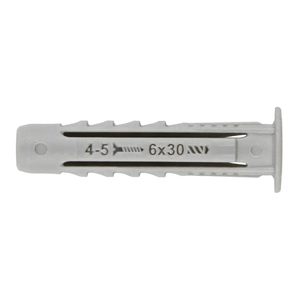 Cheville nylon avec collerette - Ø6 Boîte de 100 image