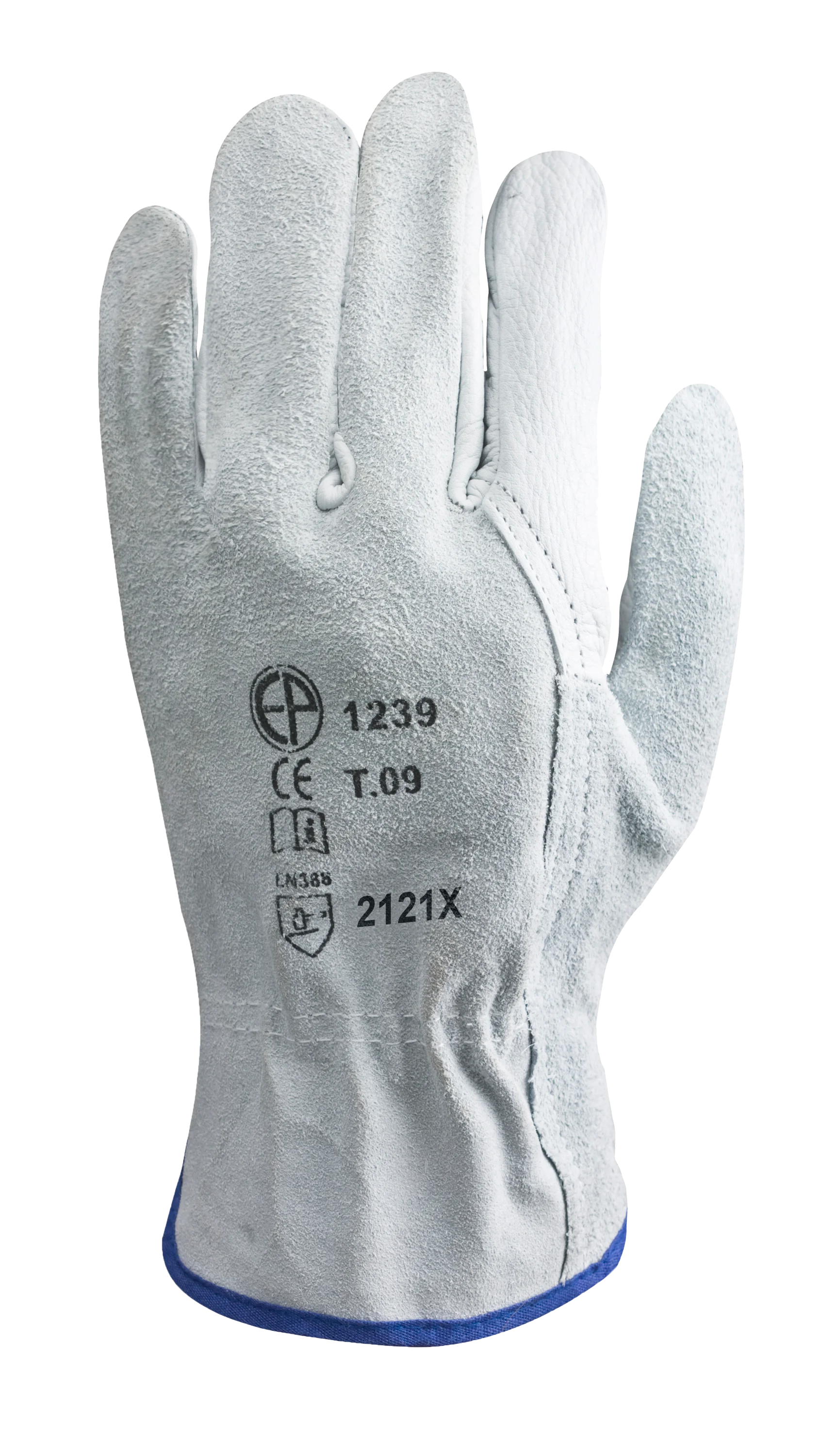 Lot de 10 paires de gants Manutention fleur standard - dos croûte image