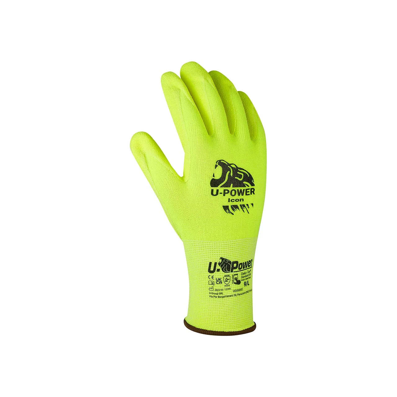 Gants de manutention légère ICON - Jaune Fluo image