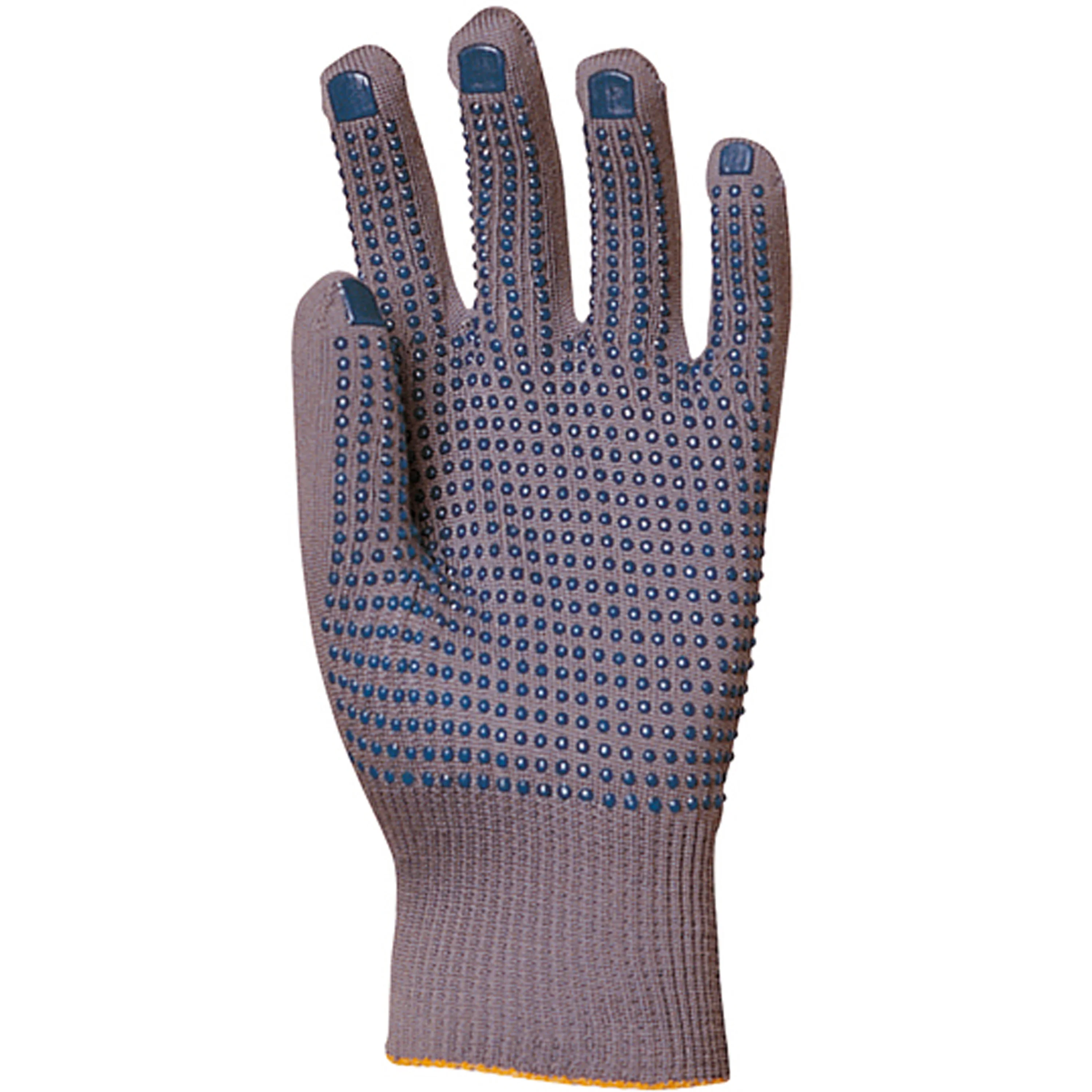Lot de 12 paires de gants Manutention EUROSTRONG 4380 - Tricot gris sans couture à base de polyamide - jauge 13 image