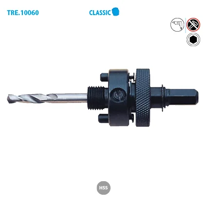 Mandrin 6 pans pour trépan Ø 32 À 210 MM  Classic image