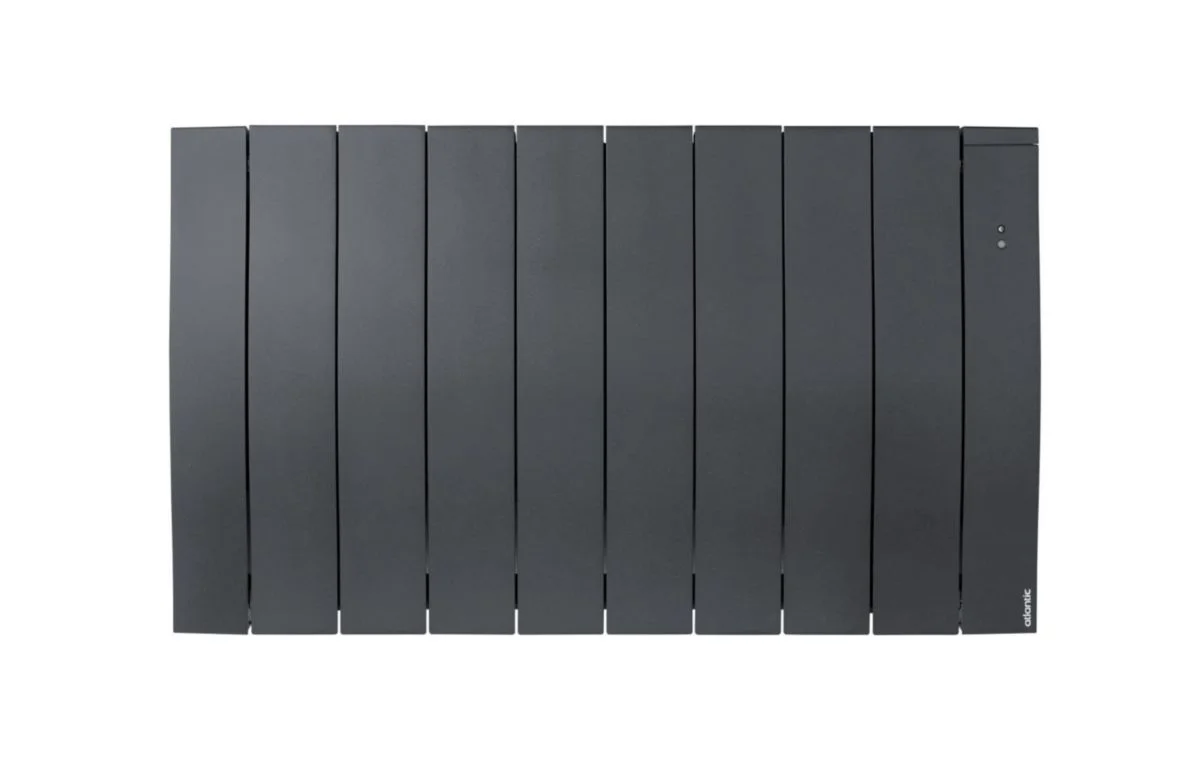 Radiateur électrique connecté Galapagos horizontal gris image