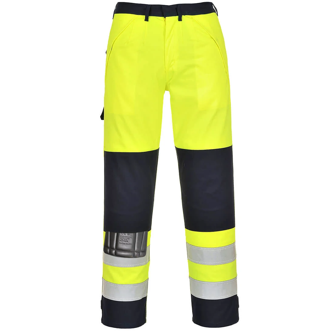 Pantalon Haute-visibilité Multirisques Jaune/ Marine image
