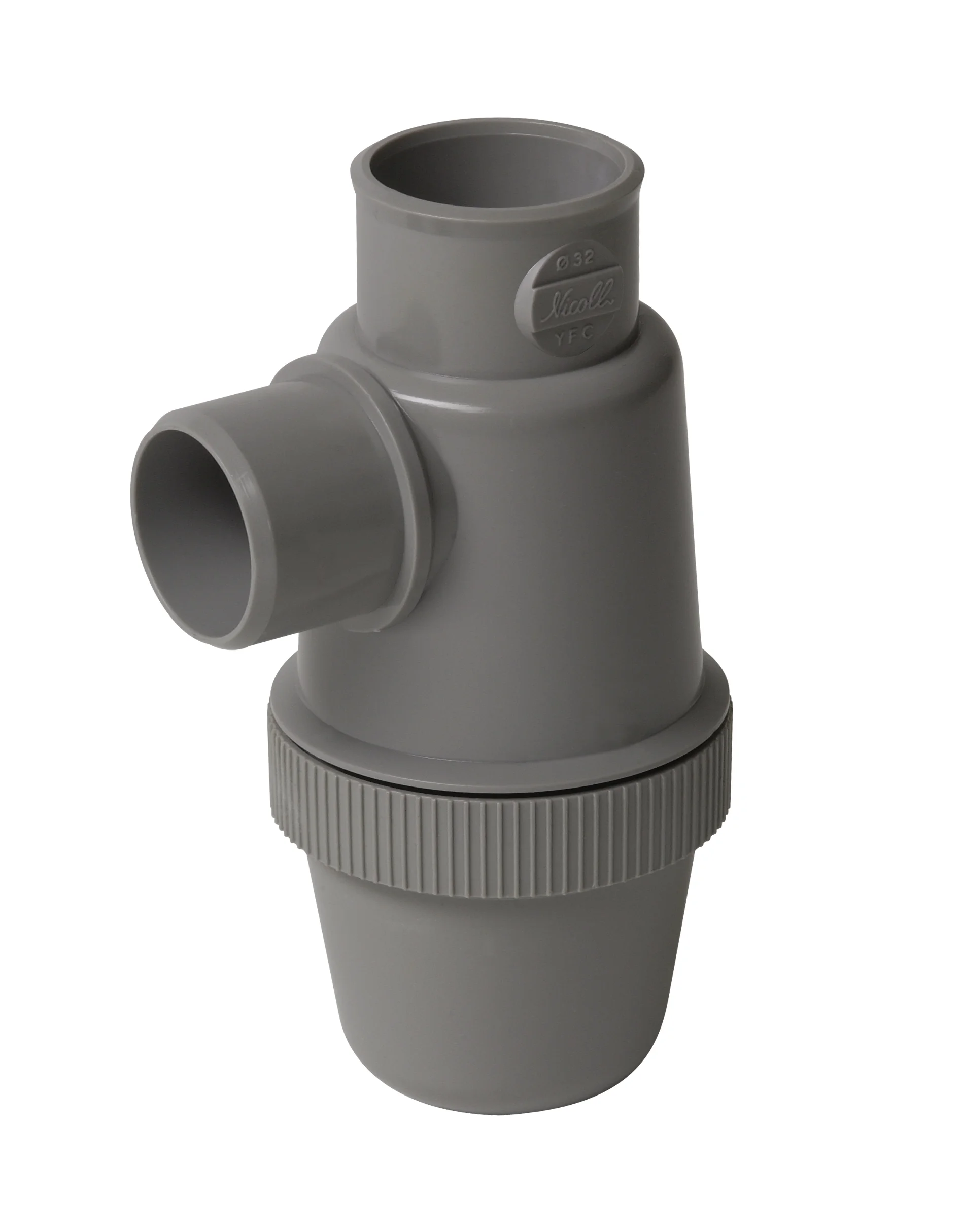 Siphon de Parcours PVC à coller entrée verticale image