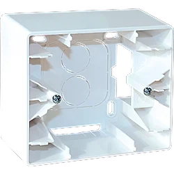 Boîte simple Batibox pour béton 1 poste ou 2 modules profondeur 58mm Boîte simple Batibox pour béton 1 poste ou 2 modules profondeur 58mm