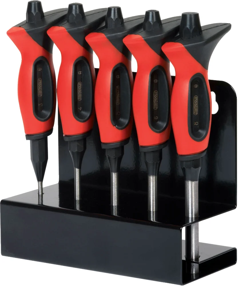 Présentoir de chasses goupilles brunis 5pcs (3-4-5-6-8mm) L150mm image