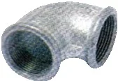 Coude 90° petit rayon FF fonte galvanisée image