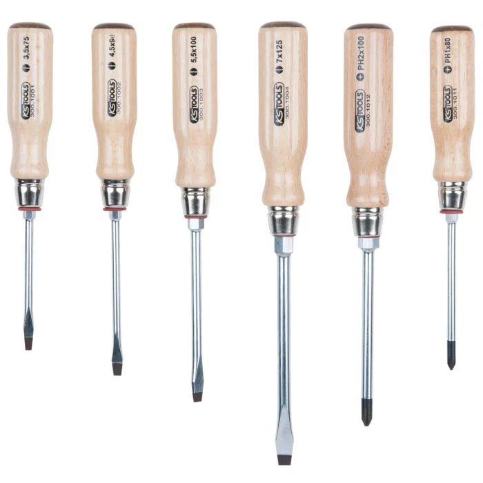 Jeu de 6 tournevis ERGOTORQUE® BOIS image