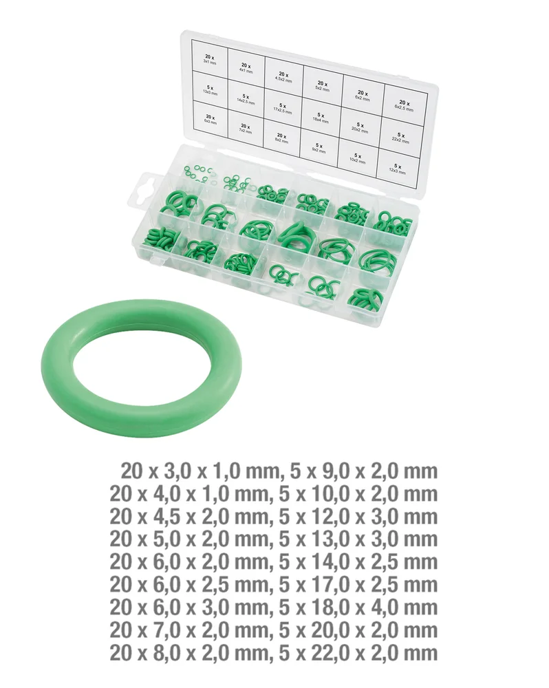 Assortiment de joints toriques pour climatisation HNBR x225 image