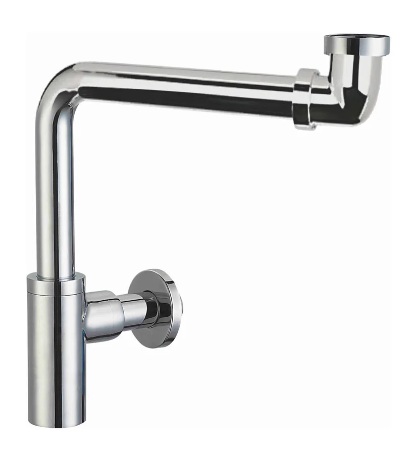 Siphon lavabo gain de place PMR image