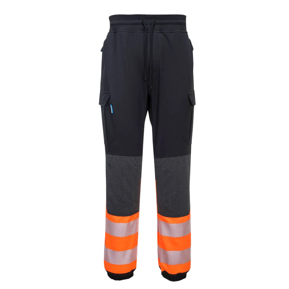 Jogging PW3 Haute-Visibilité Flexi classe 1 Noir/Orange image