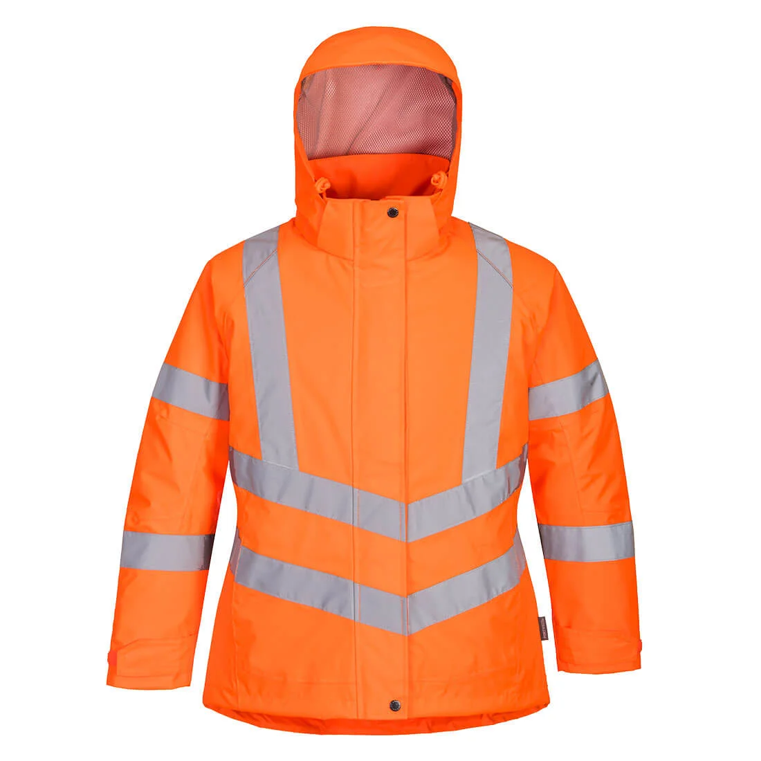 Parka Femme d'hiver haute visibilité Orange image