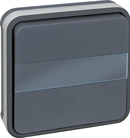 Bouton poussoir encastré lumineux porte étiquette 10A - IP55 - OXXO image