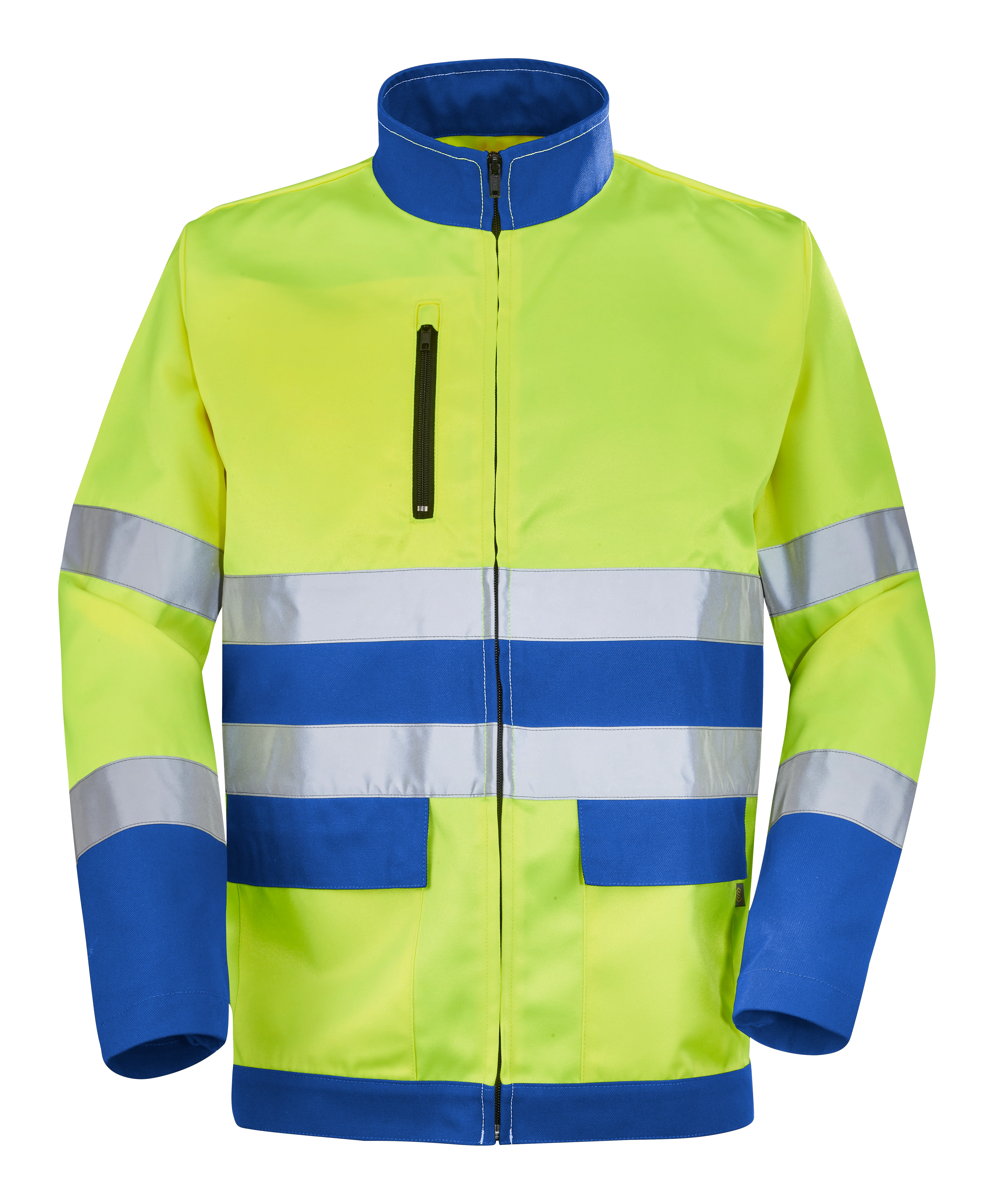 BLOUSON FLUO BASE XP JAUNE FLUO/BLEU BUGATTI image